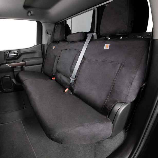 Covercraft SC7576COBK Super Dux Black Split-Back Bench Cover