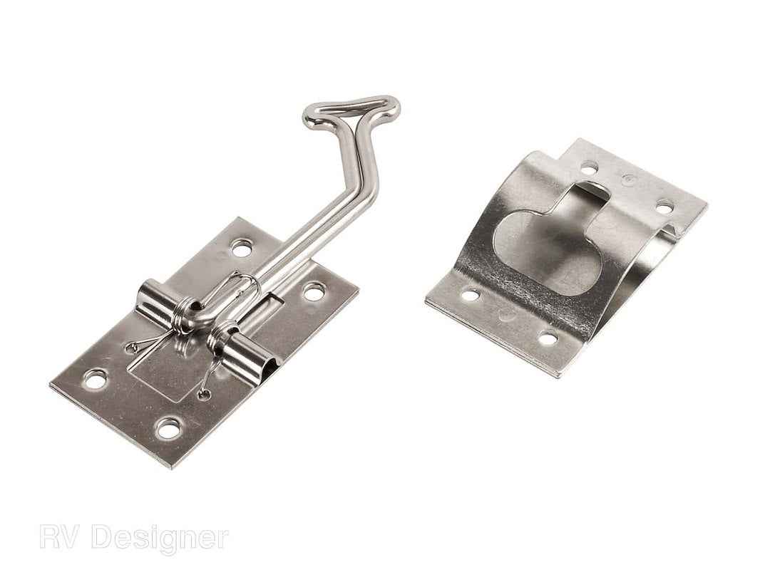 RV Designer E275 Door Holder - Silver