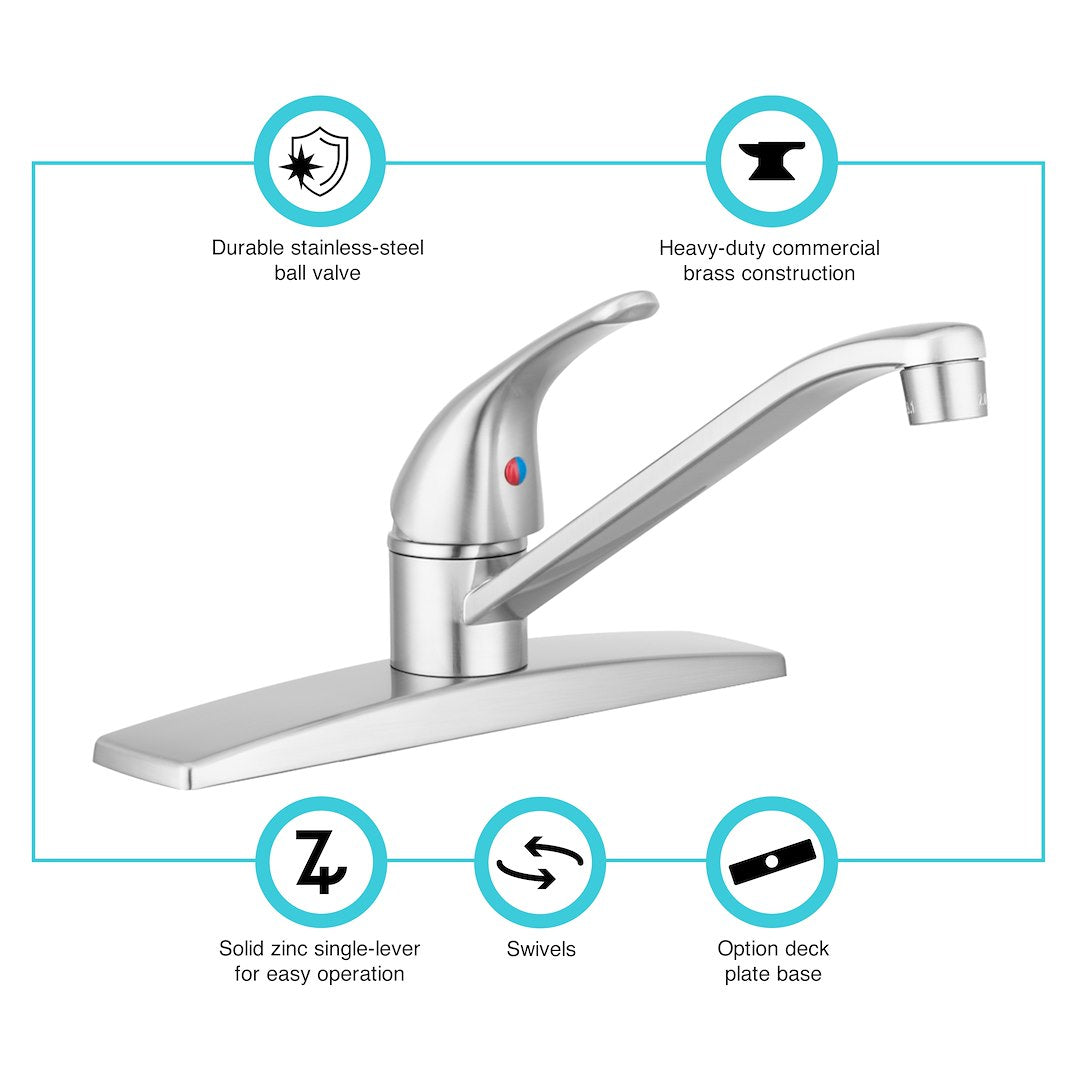Dura Faucet Df-Nmk600-Sn Faucet - image 5