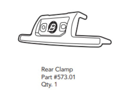 Bestop 573.01p Soft Top Mounting Clamp - image 2