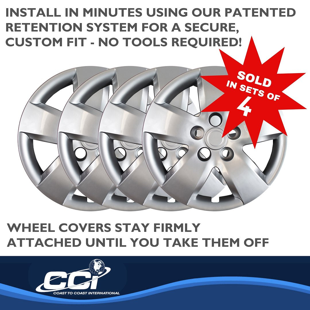 Coast To Coast 43716S Altima 16-Inch Silver Wheel Covers - image 4