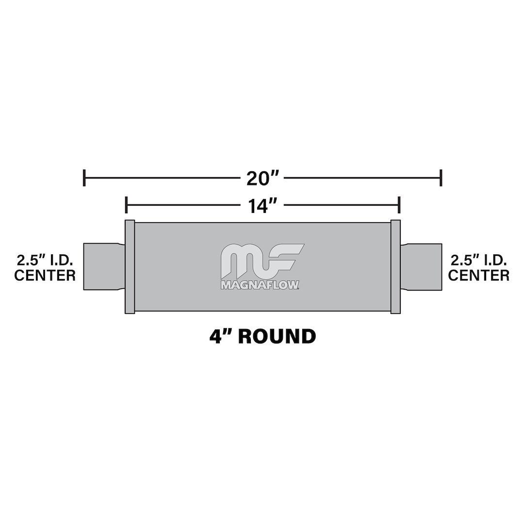 MagnaFlow 10416 Stainless Steel Exhaust Muffler