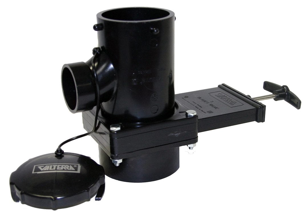 Valterra T11 1-1/2 and 3 in RV Waste Valve