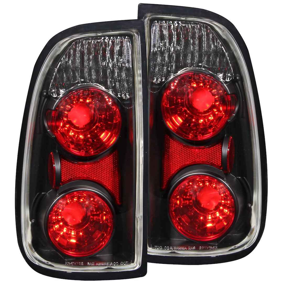 ANZO USA 211126 Black Tail Lights for Listed Toyota Tundra Applications