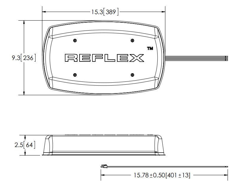 ECCO 5597CA Reflex Permanent-Mount LED Mini Bar