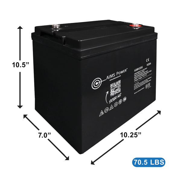 Aims Power Agm6v225g Battery - image 2