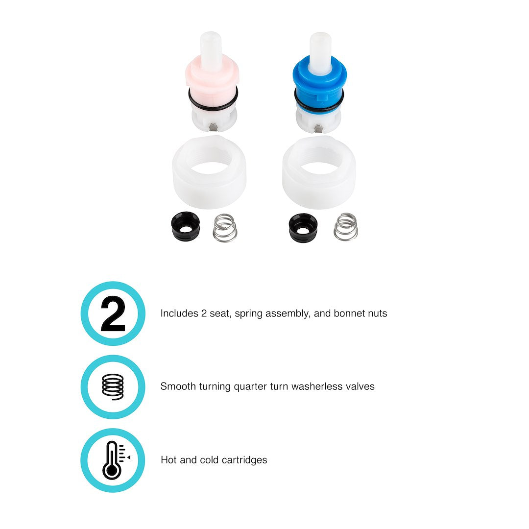Dura Faucet Faucet Stem and Bonnet (Dfrk200) – Stem Material: Plastic