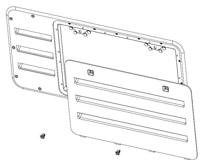 Norcold 637318BK Fridge Vent Upper Exhaust & Lower Intake Black – 2118