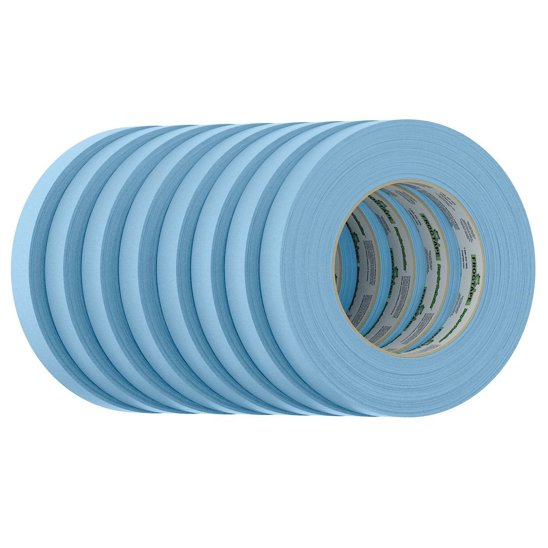 Shurtape 105326 CP 250 Light Blue Masking Tape, 64 Rolls