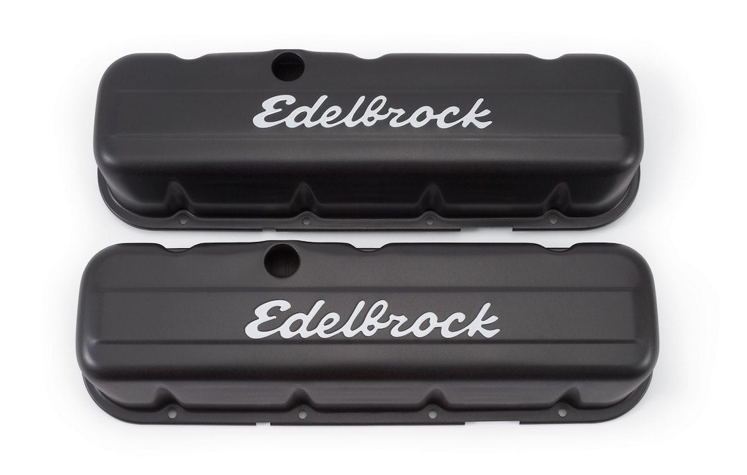 Edelbrock 4683 Tall Black Big-Block Chevrolet Valve Cover