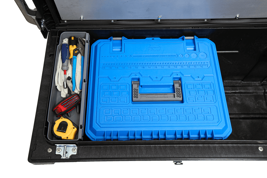 Decked ATB1SST Small Gray Snack Tool Box Tray