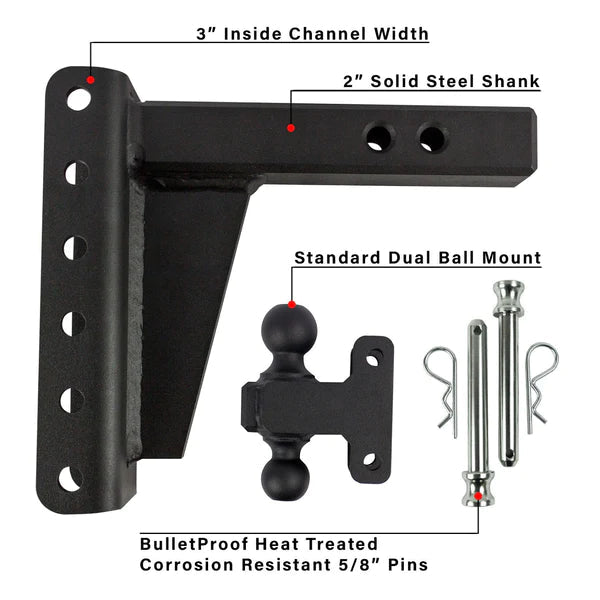Bulletproof Hitches Hd206 Trailer Hitch Ball Mount - image 11