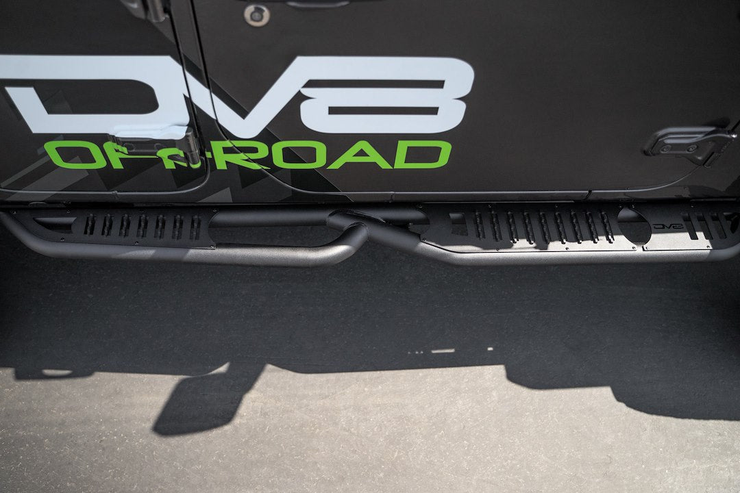 DV8 Offroad SRJL-08 OE Plus Four-Door JL Step Bars
