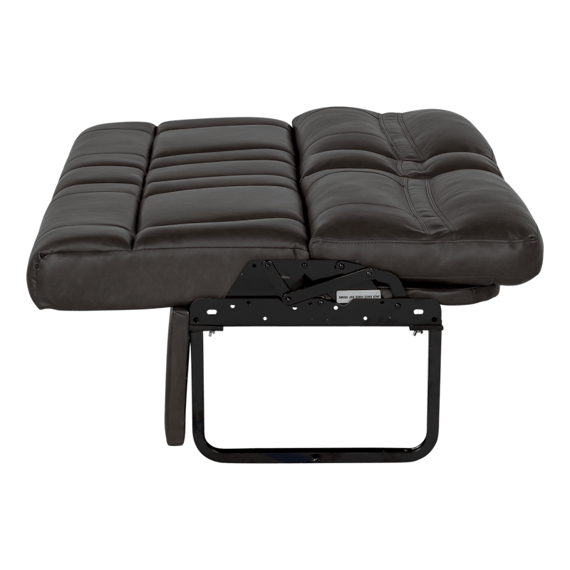 62" Jackknife Sofa – Millbrae Brown – 2-Seater with Fold-Down Center