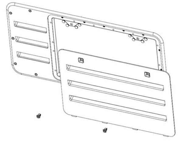 Norcold 637318BW Fridge Vent Upper Exhaust & Lower Intake Bright White – 2117 / 2118