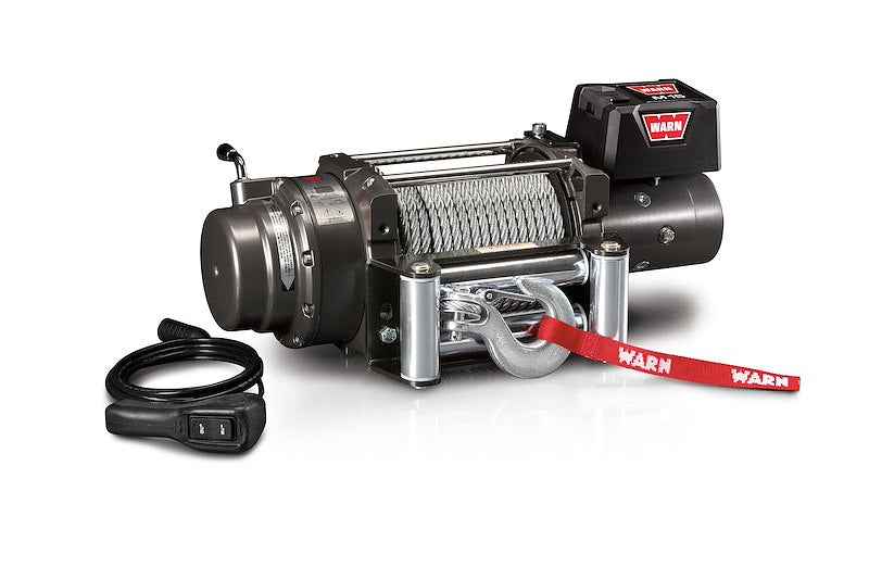 WARN 47801 M15000 12V Electric Recovery Winch with Steel Cable