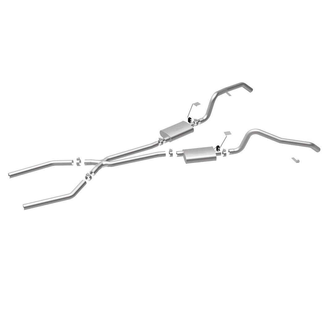 MagnaFlow 15896 Dual Crossmember-Back Exhaust Kit with Tru-X