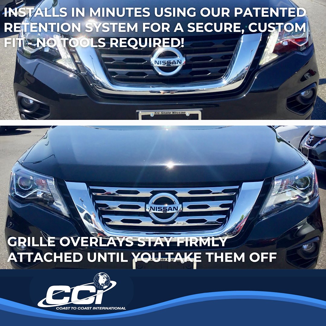 Coast To Coast GI146 Chrome Pathfinder Grille Overlay - image 4