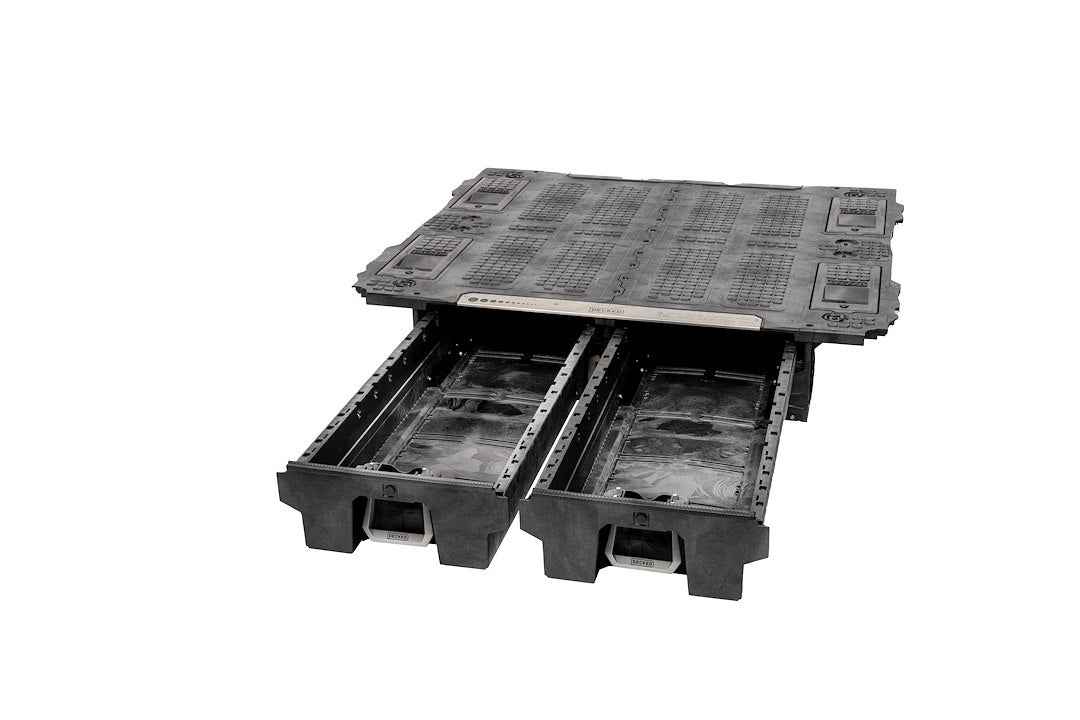 Decked XS2 Two-Drawer HDPE Cargo Storage