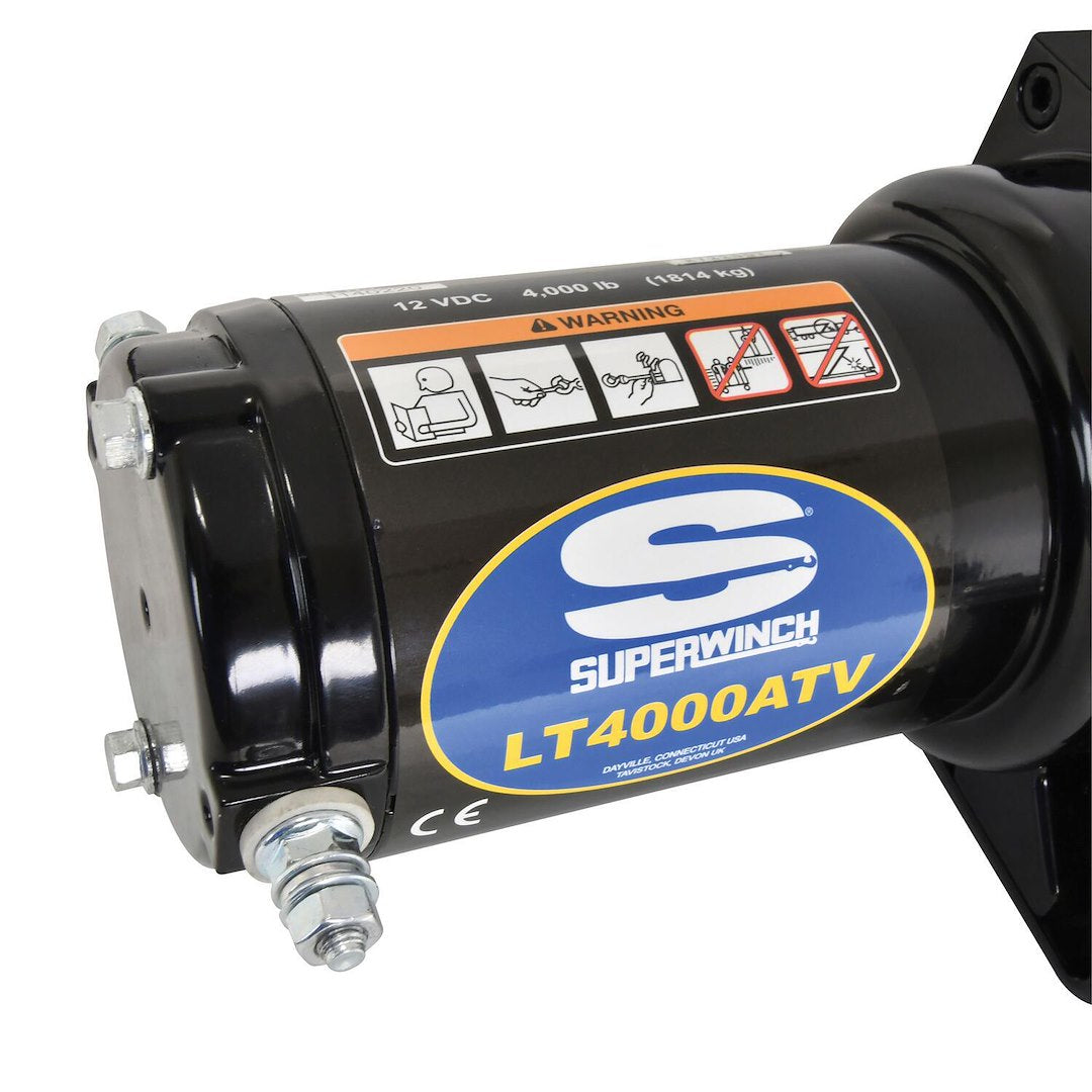 Superwinch 1140220 LT Series 4,000-lb ATV Winch with Roller