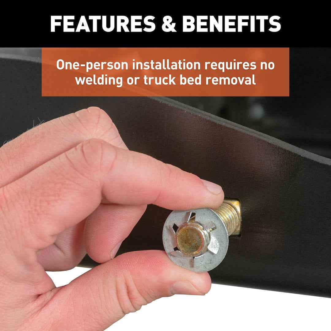CURT 60690 Double Lock EZr Gooseneck Kit - Silverado/Sierra HD