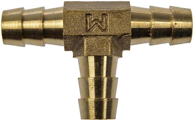 Dorman 55108 3/8-Inch Brass Three-Way Tee Connector - image 1