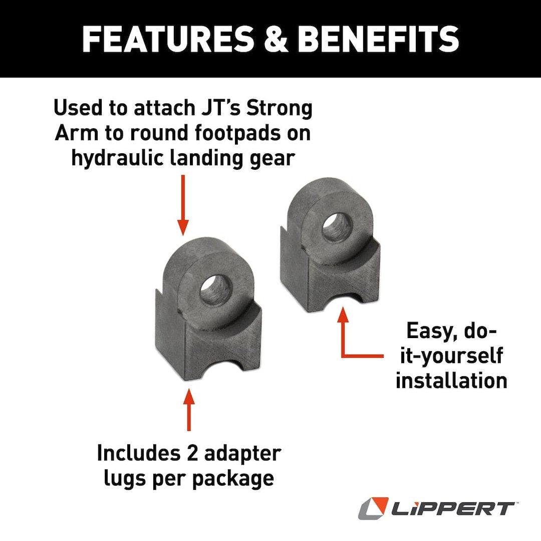 Lippert Components 314592 Trailer Stabilizer Jack Stand Lock Arm Mount - image 2