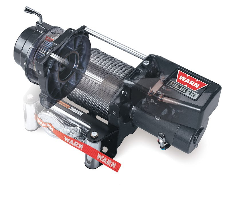 Warn 68801 16.5ti 12V Electric Recovery Winch with 90 Ft Steel