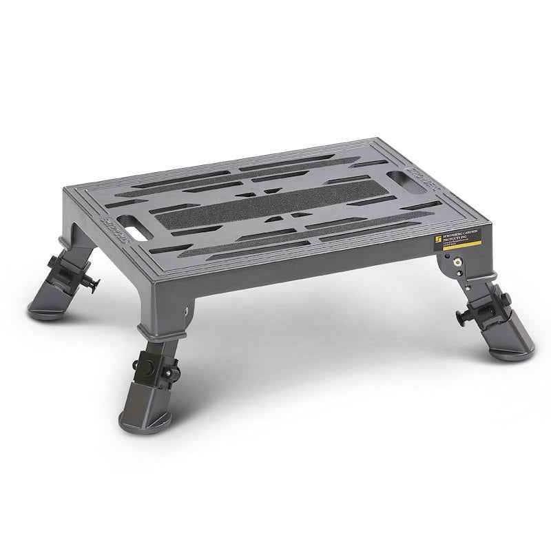 Adjustable Single Folding Aluminum Entry Step – 19" Wide - PA-275