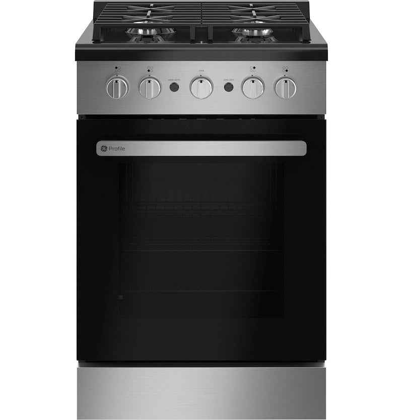 GE Profile PLS624RTSS RV Propane Range 24" 4 Burner with Oven – Electronic Ignition
