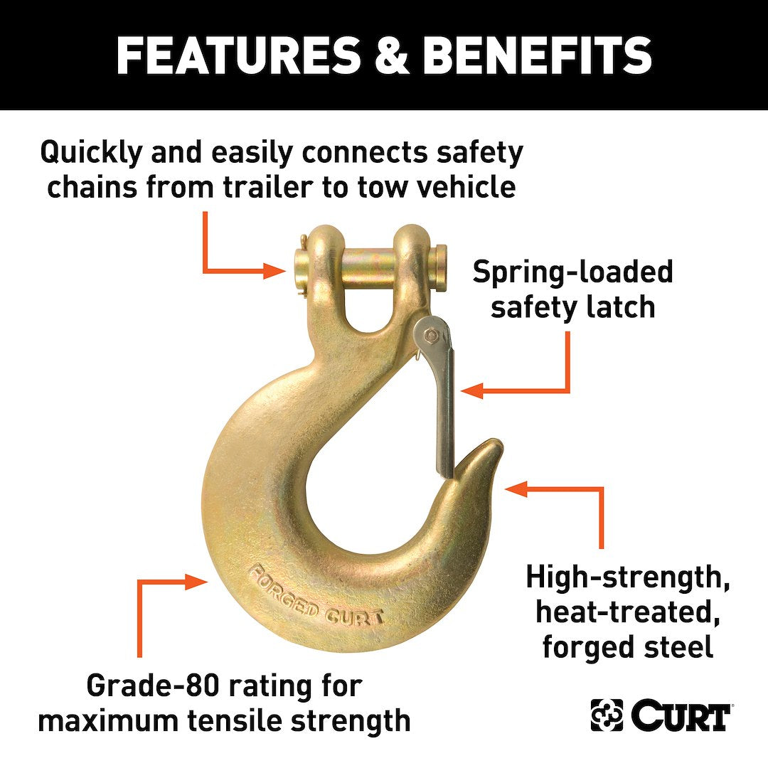 Curt 81920 Trailer Safety Chain Hook - image 3