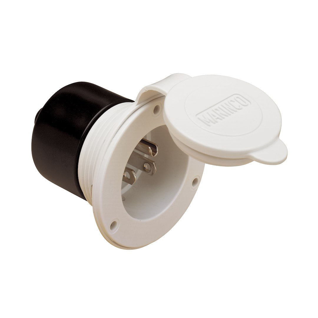 Marinco 150BBIW.RV Power Inlet Port - White