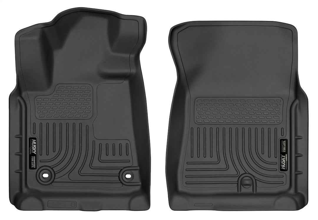 Husky Liners 18561 Molded Floor Liners - 2 Piece, Black