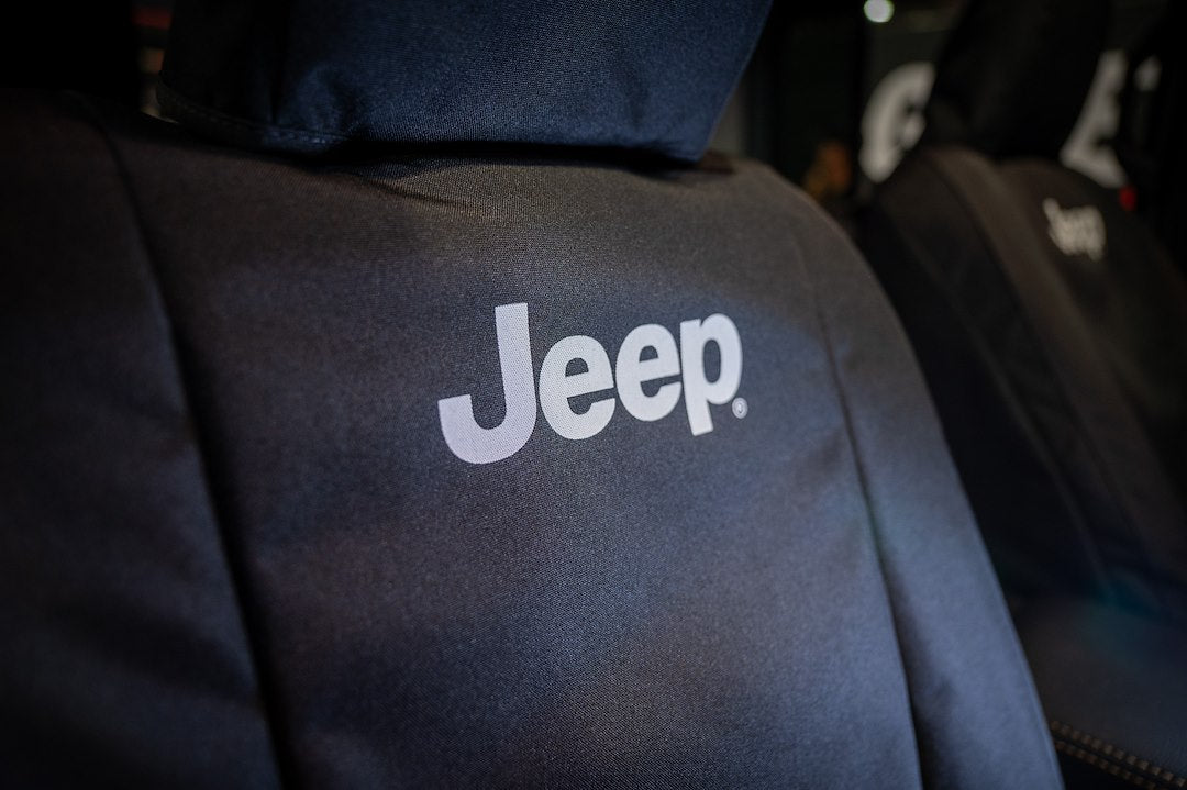 Covercraft SJ252FWFBK Endura Jeep-Logo Black Bucket Covers - image 3