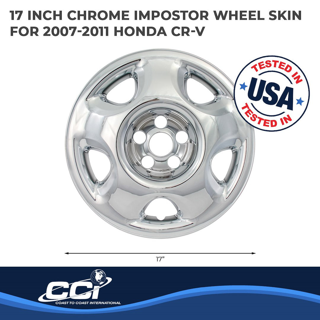 Coast To Coast IMP75X Chrome 17-Inch CR-V Wheel Skins - image 2