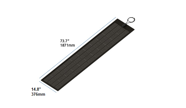 Xantrex Solar Max 110 Watt Slim Flexible Solar Panel – Mono-Crystalline PERC 784-0110S