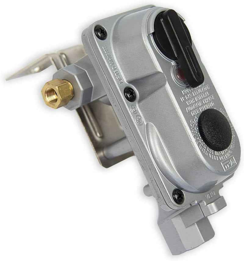 Flame King KT12ACR6 RV Auto Changeover Propane Regulator Kit – 2-Stage