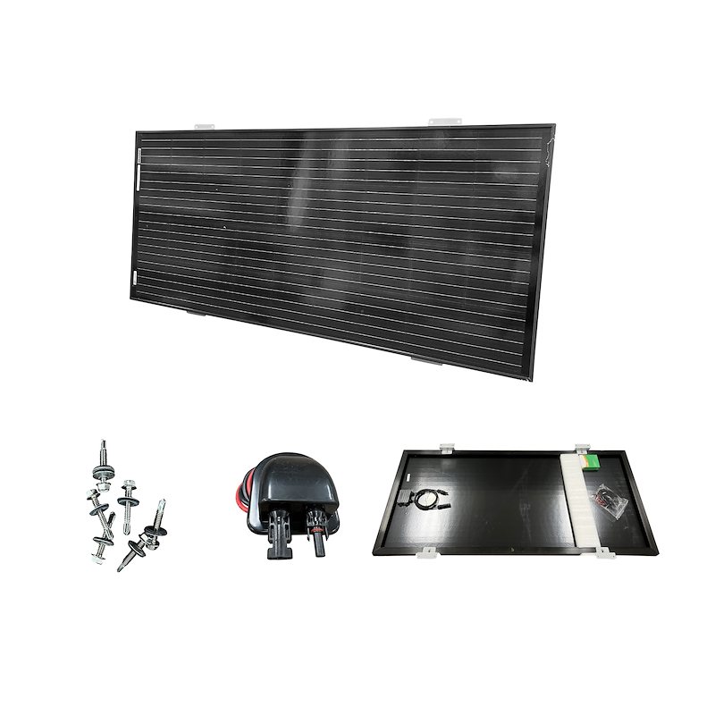 Furrion 7MMC-0190-K Elite 190W Solar Kit – Monocrystalline Fixed Panel