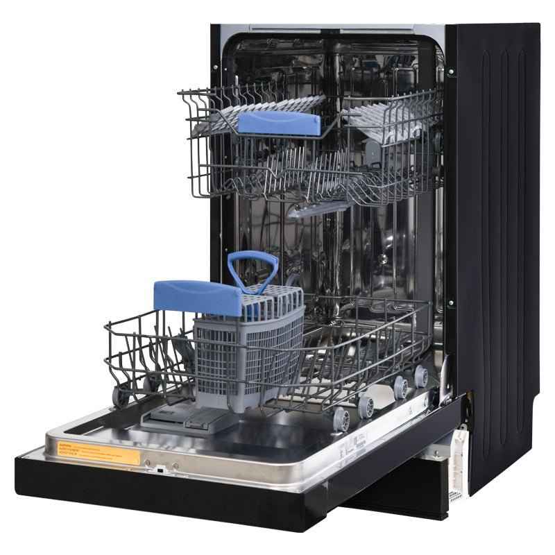 Pinnacle Built-In Dishwasher – 10 Place Settings, 8 Cycles, Black, BB 1840
