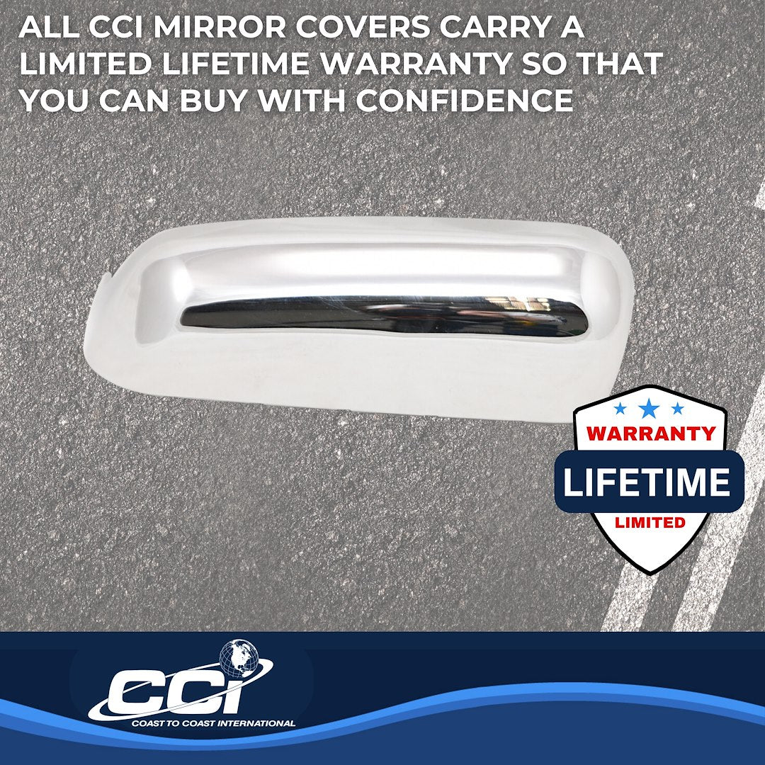 Coast To Coast MC67546R Silverado/Sierra Chrome Mirror Tops - image 4