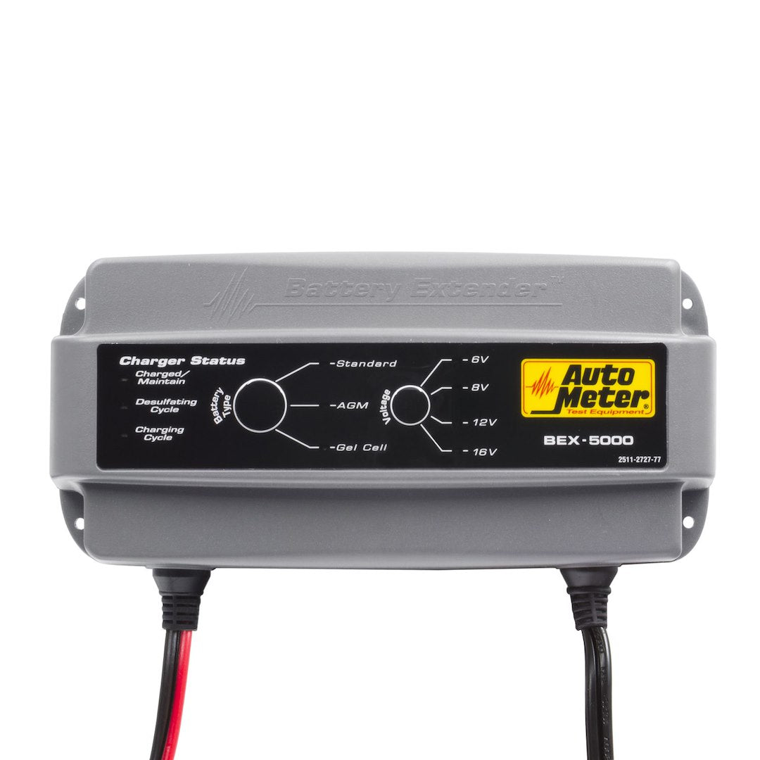 AutoMeter Battery Extender ® 6 Volt/ 8 Volt/ 12 Volt/ 16 Volt 5 Amp Battery Charger BEX-5000 - image 2