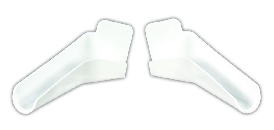 JR Products Drip Rail Gutter Spout (655PWA) – Color: Polar White