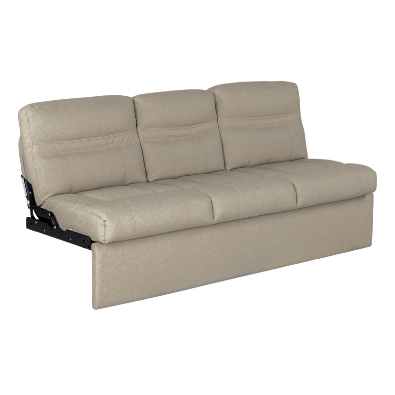 68" Jackknife Sofa – Altoona Beige – 3-Seater with Fold-Down Center