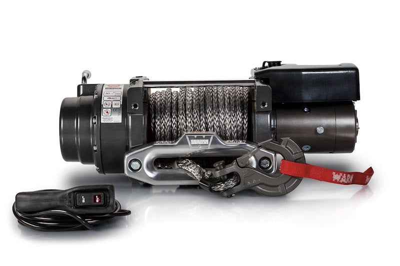 Warn 97740 16.5ti-S 12V Electric Recovery Winch with 80 Ft Spydura Pro