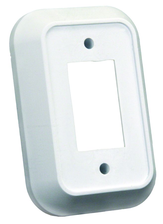 JR Products Switch Plate Cover (13485) – Color: White