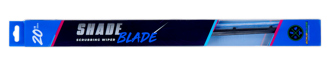 Scrubblade CBB1700 ShadeBlade Silicone Wiper with Adapters