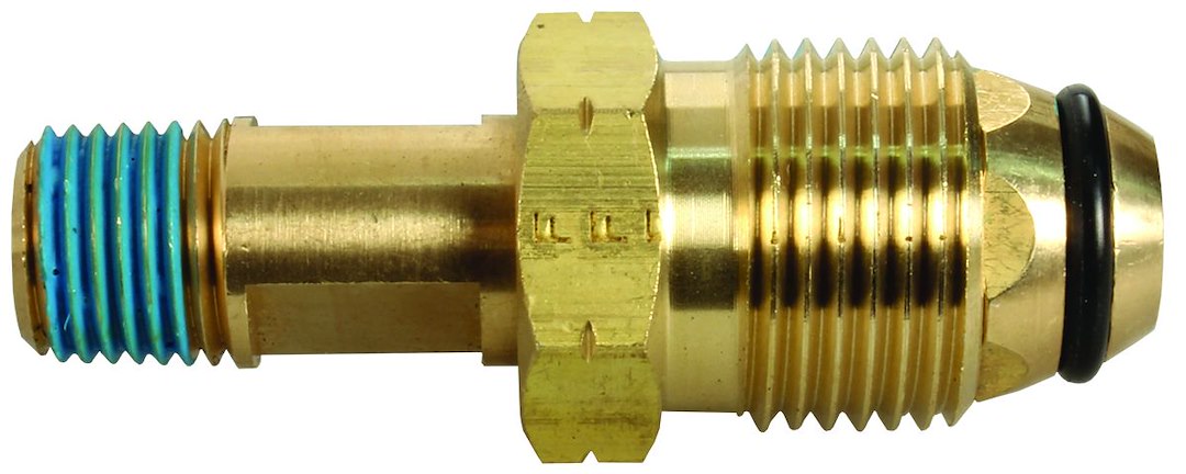 JR Products Propane Adapter Fitting (0730065) – Material: Brass