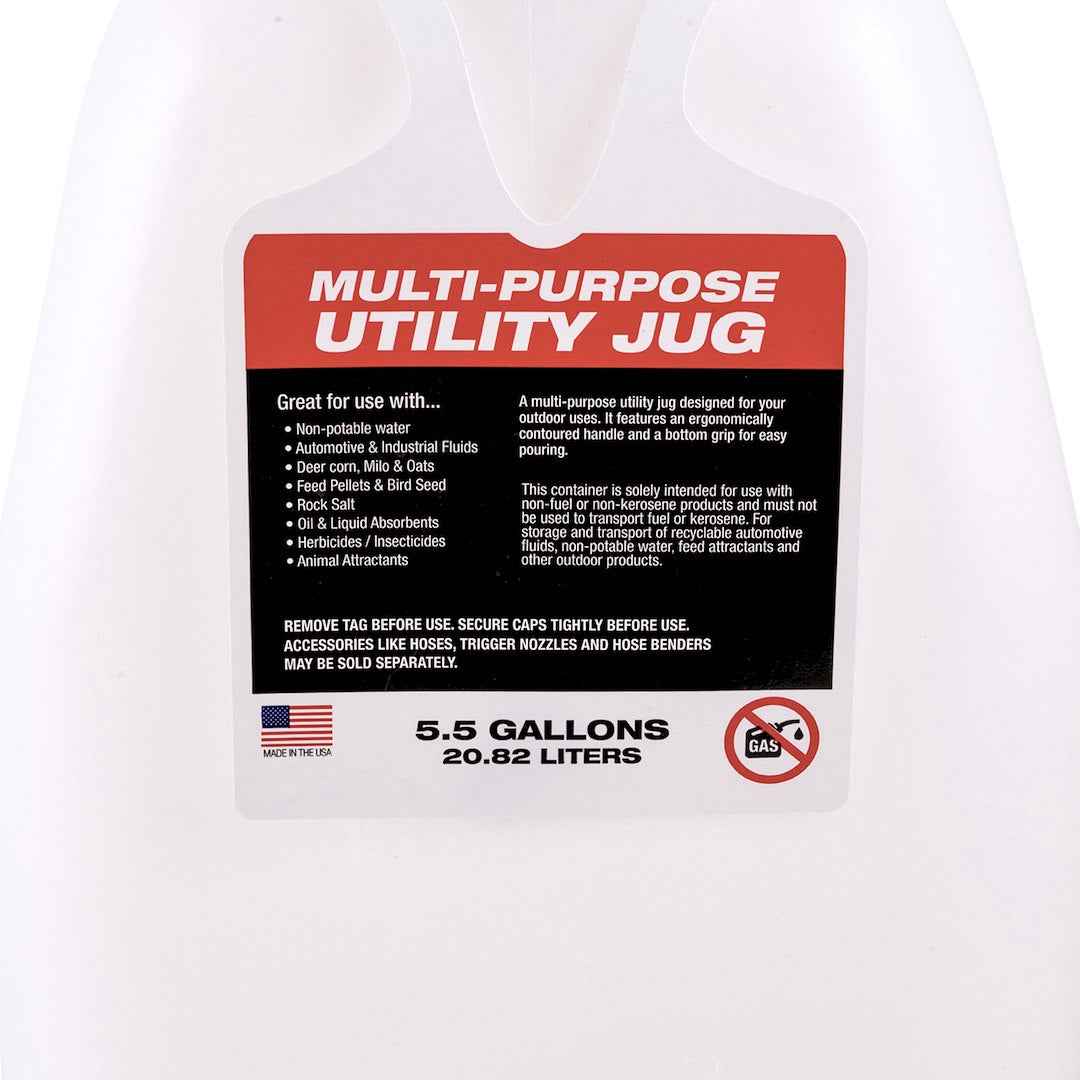 SpeedFX 8831 5 gal Liquid Storage Container - White