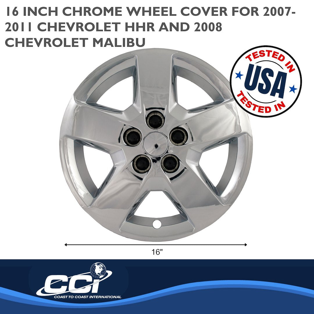 Coast To Coast 44016C HHR 16-Inch Chrome Wheel Covers - image 2