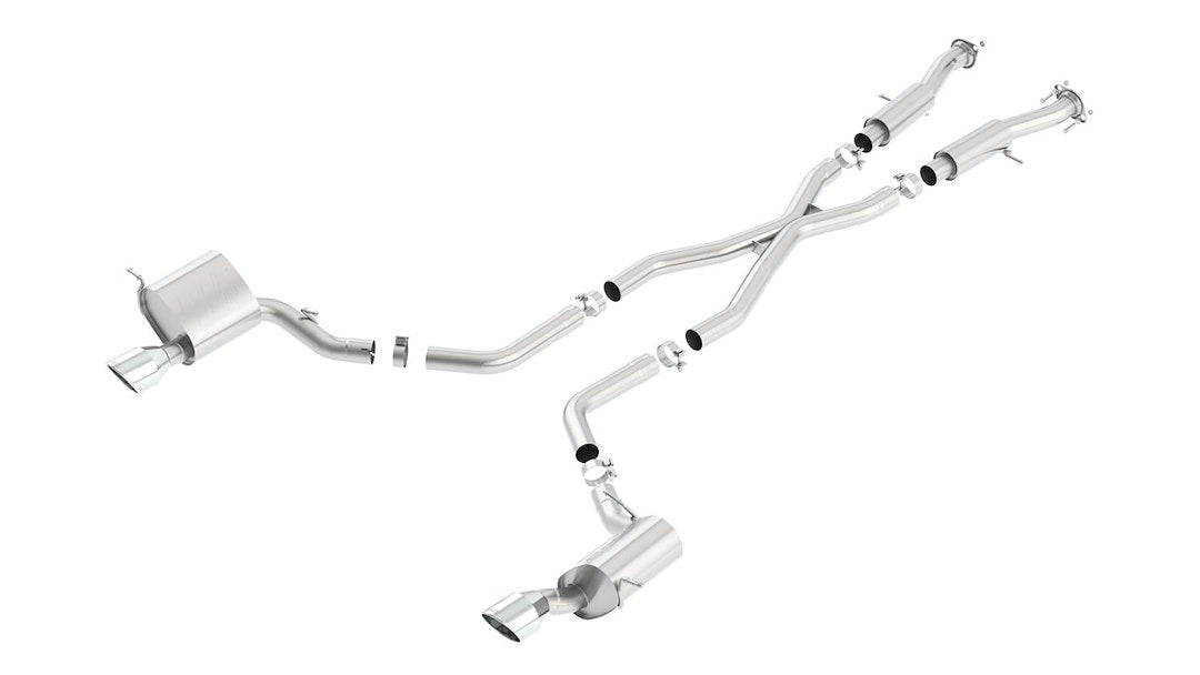 Borla ATAK ® Series Cat Back System Dual Dual Exhaust System Kit 140633 - image 1